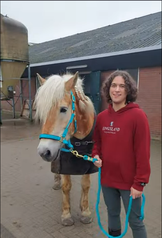 Jarno with horse Abel
